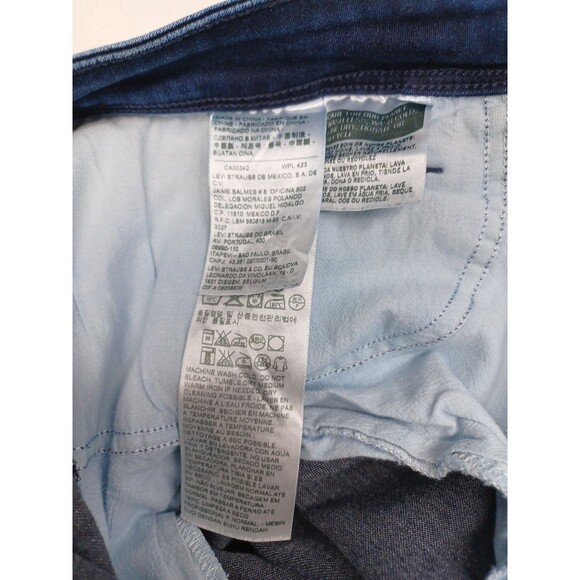 Womens Levi’s 512 Perfectly Shaping Skinny Leg Stretchy Denim Jeans 24W - Picture 5 of 6